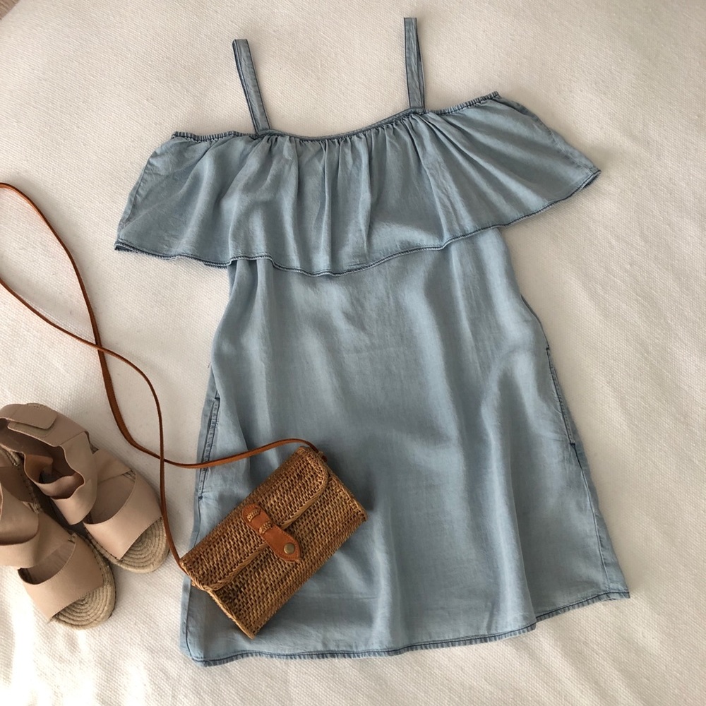 SANCTUARY Chambray Sun Dress